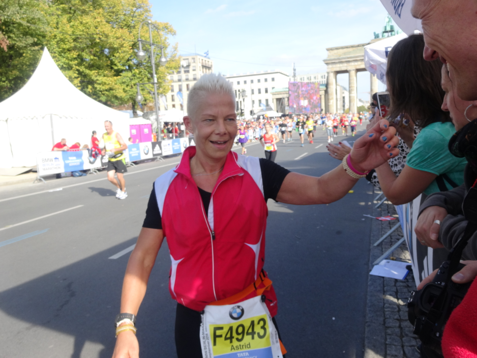 41. BMW Berlin-marathon 2014 - 100 m vor dem Ziel!!